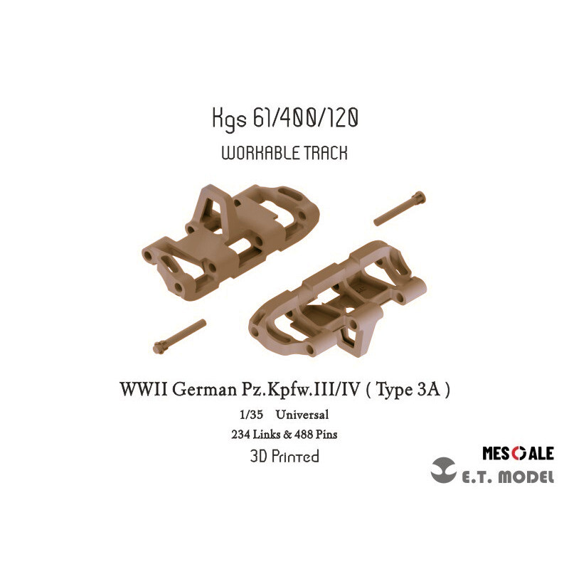 3D Printing Apps - ET 1/35 P35-020 WWII German Pz.Kpfw.III/IV