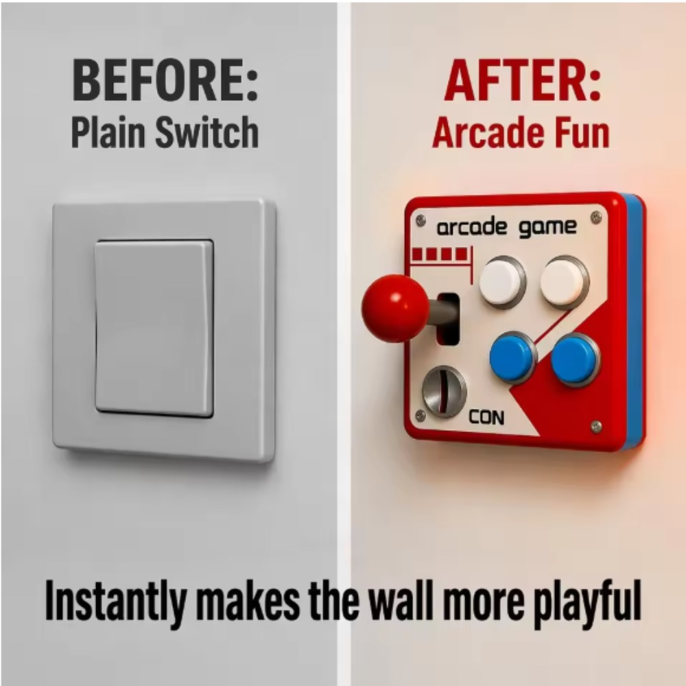3D Printing Apps - Cache-prise de joystick rétro pour borne
