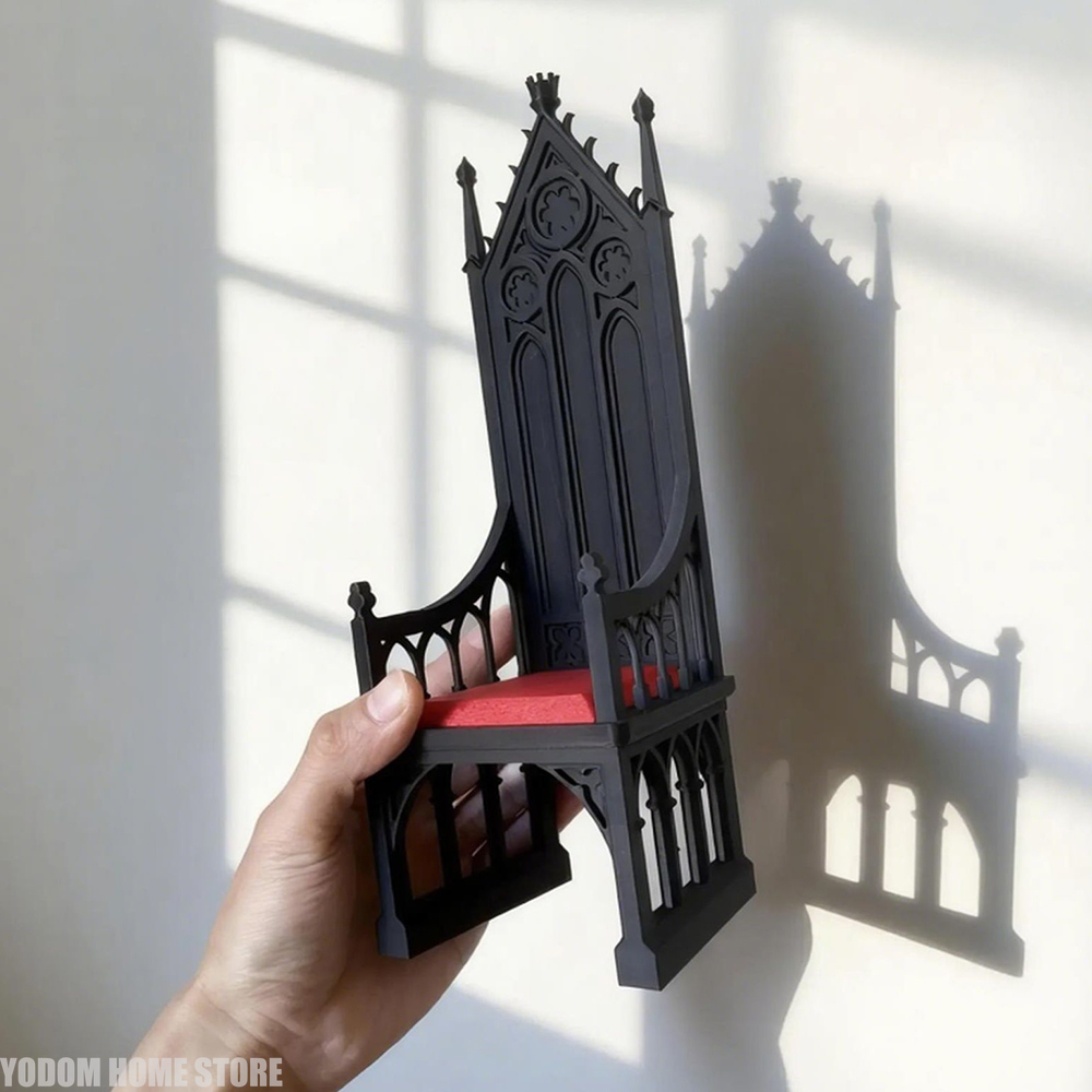 3D Printing Household Items - Chaise Design squelette trône de Style