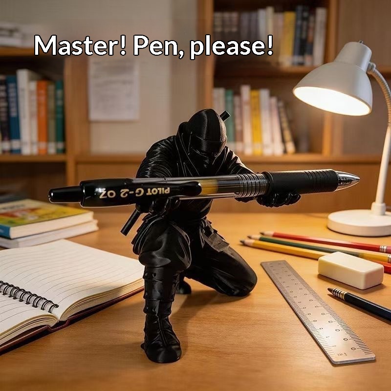 3D Printing Grip - Figurine imprimée en 3D Ninja3DPrinted, porte-stylo