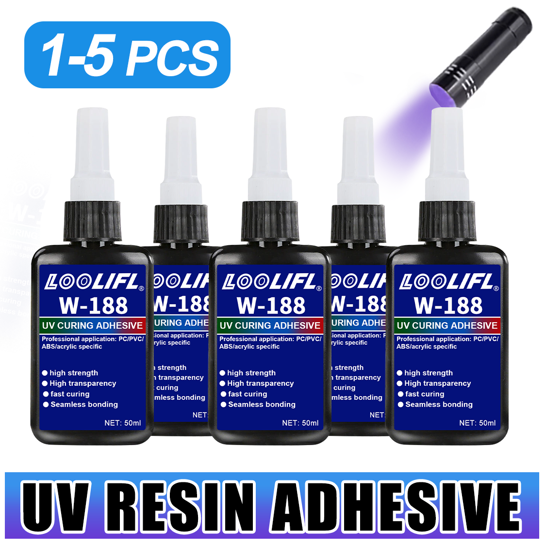 Resin Curing Station - LOOLIFL 188 Colle Résine UV Ultra-Résistante
