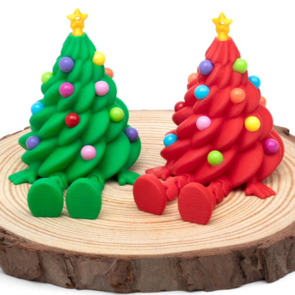 3D Printing Xmas - Figurines d'arbre de Noël imprimées en