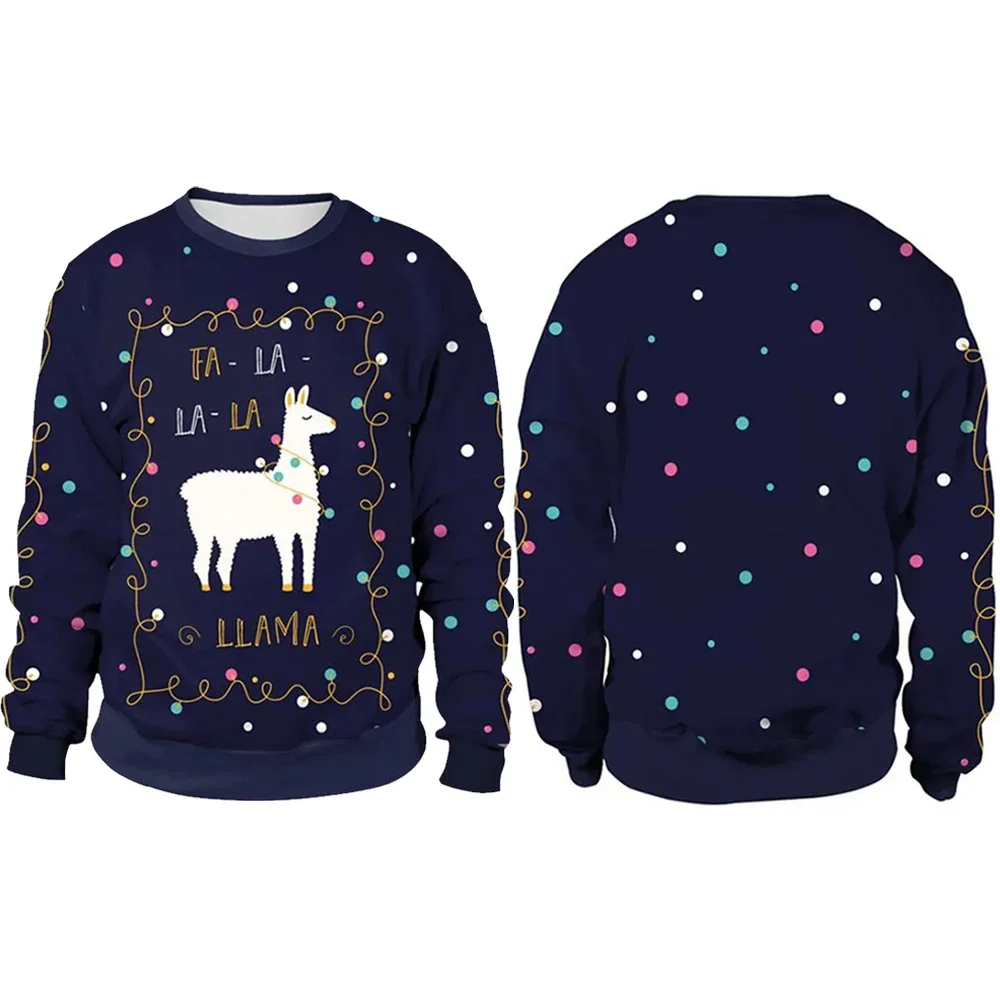Sweat-shirt de Noël Llama en-l - 3D Printing Xmas avis et prix