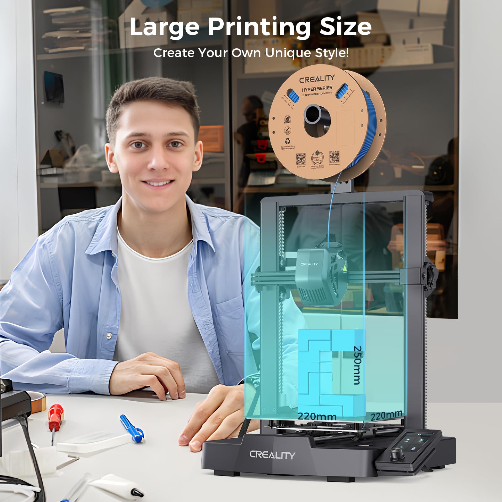 CREALITY Ender-3 V3 SE imprima - Resin Curing Station avis et prix