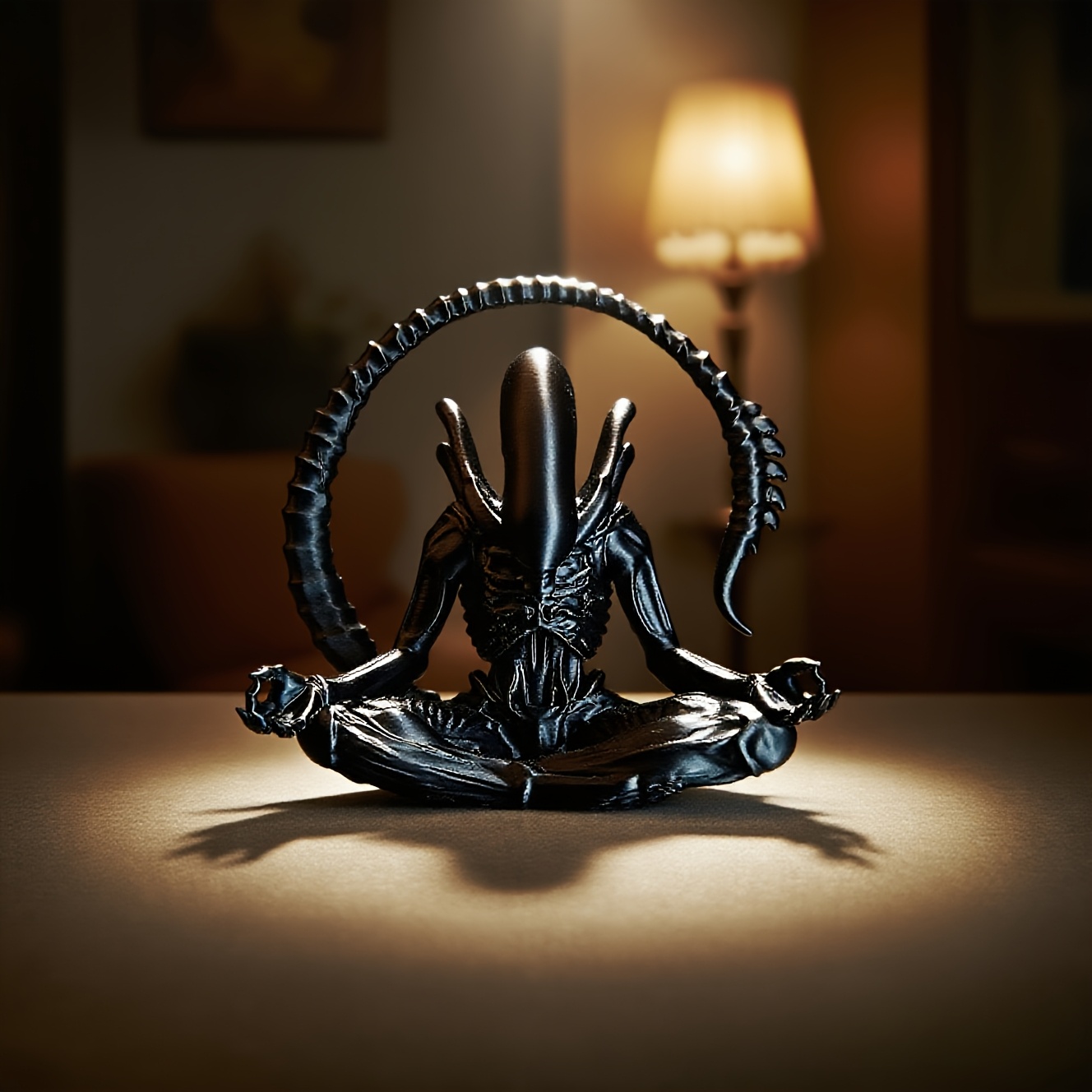 Figurine d'alien méditant impr - 3D Printing Household Items avis et prix
