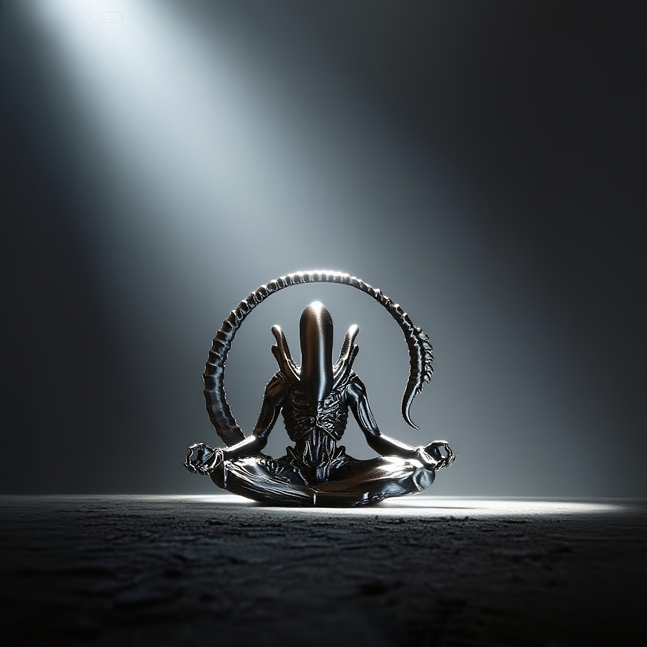 Figurine d'alien méditant impr - 3D Printing Household Items avis et prix